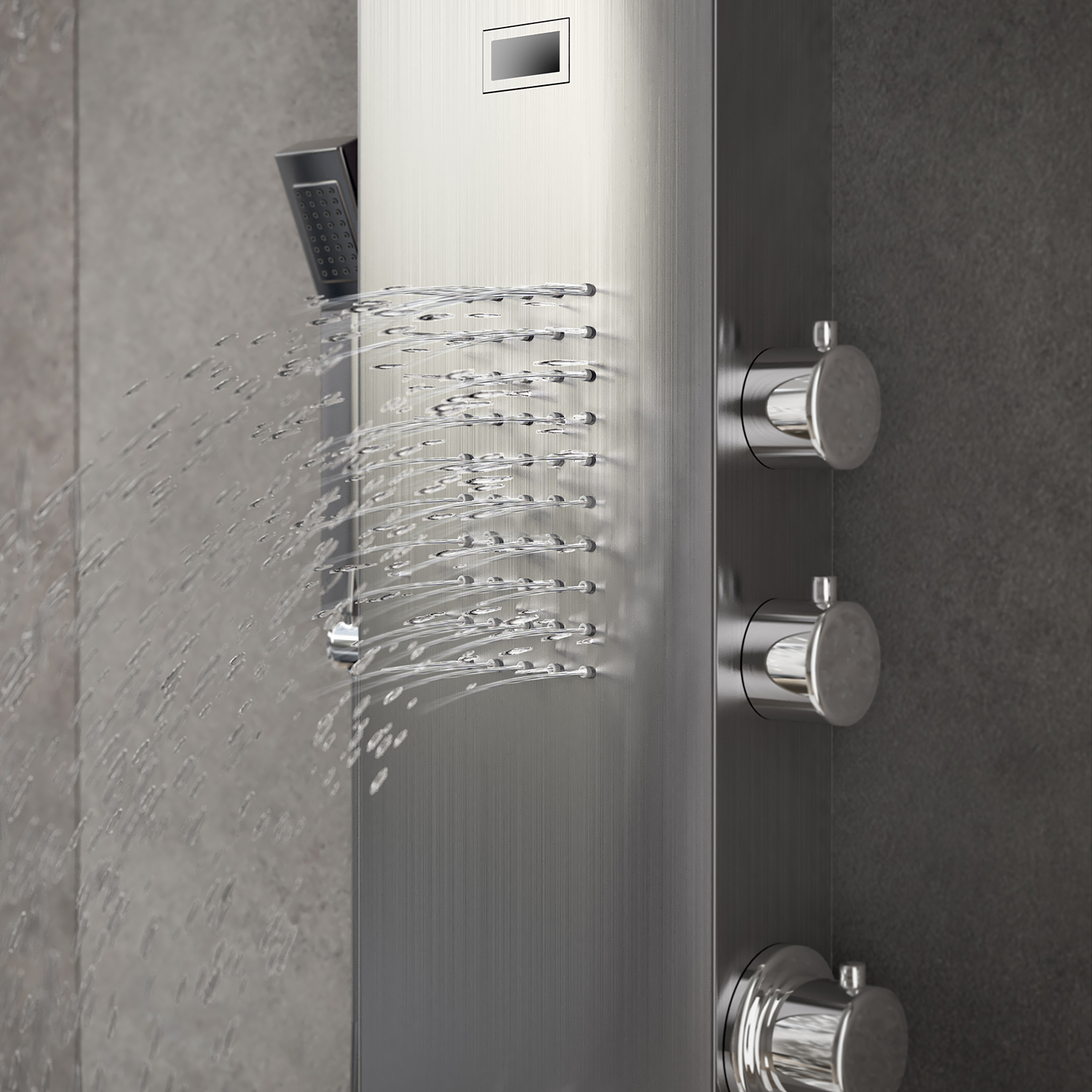 gedy-spa-02-panneau-de-douche-inox-multifonction image 4