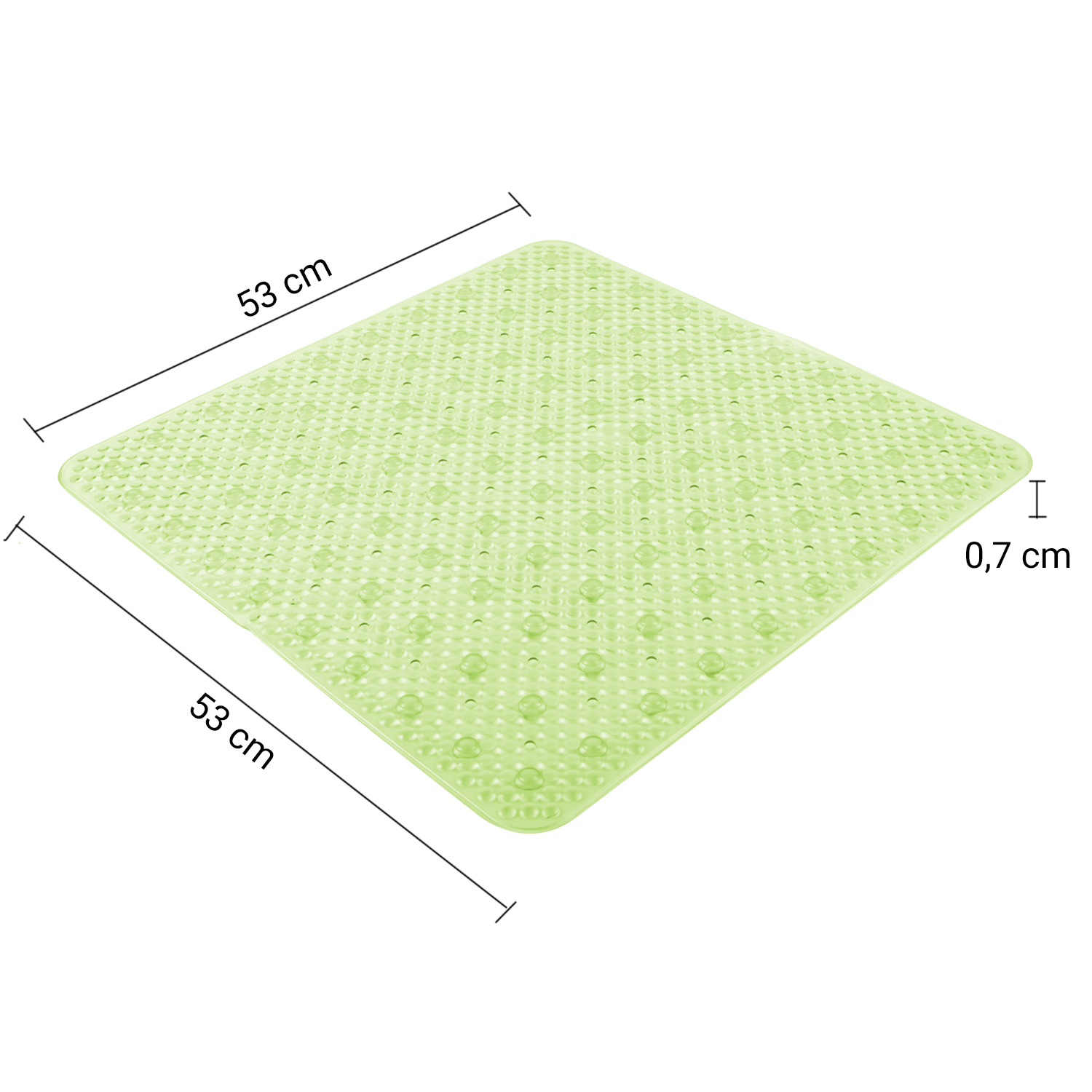 gedy-solid-tapis-douche-53x53-cm-vert-acide image 2