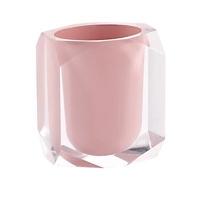 gedy-chanelle-porte-brosse-dents-rose-poser image 1