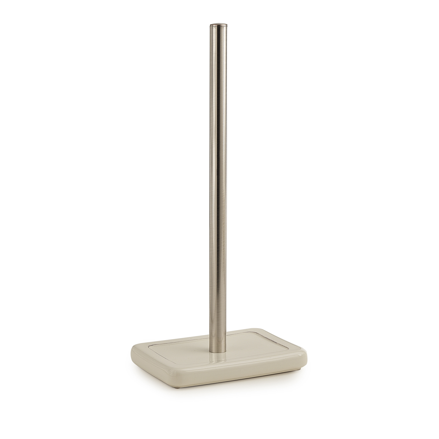 gedy-gustory-meringa-porte-rouleau-cuisine-blanc-beige image 1