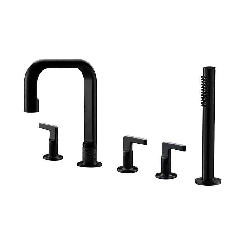 hudor-c-phise-robinet-baignoire-noir-mat-douchette image 1