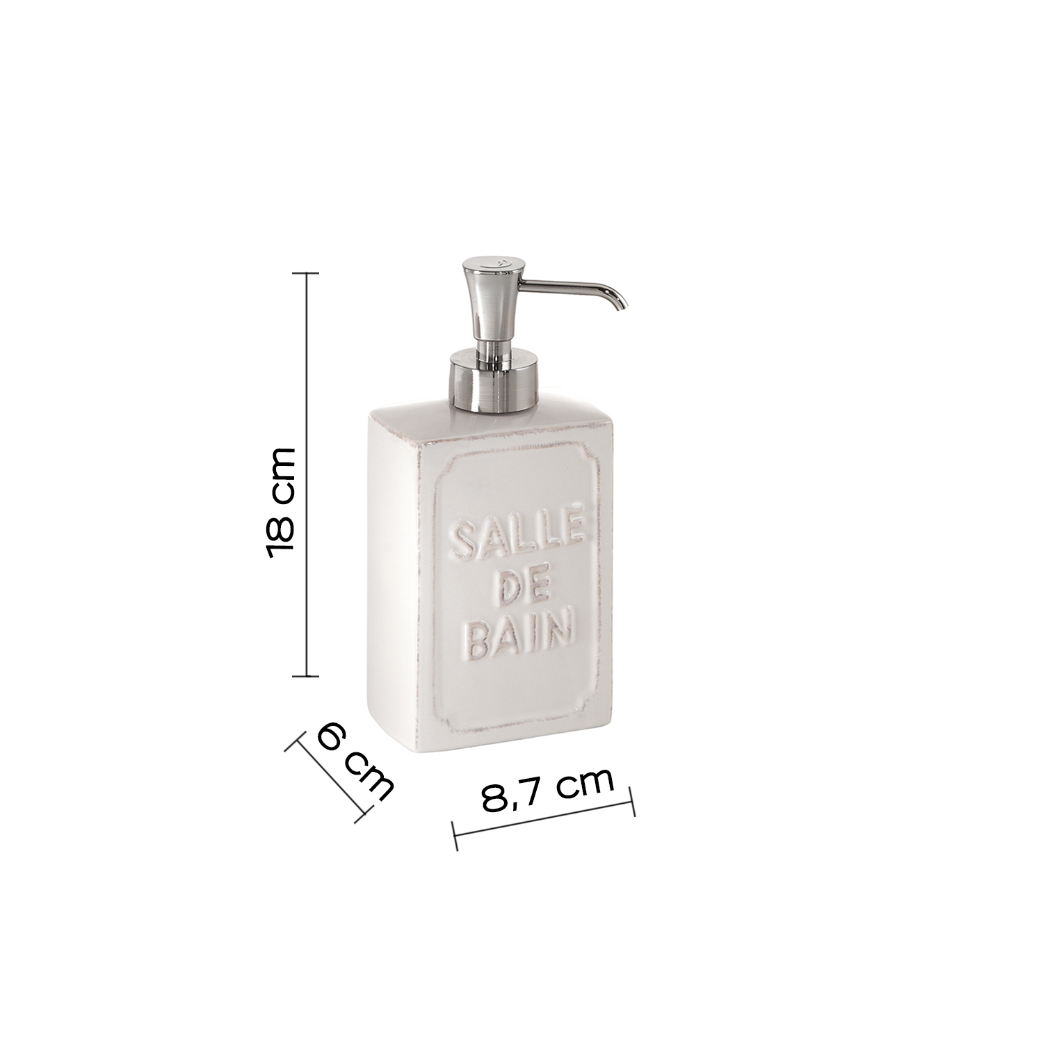 gedy-vivienne-distributeur-de-savon-blanc-poser image 3