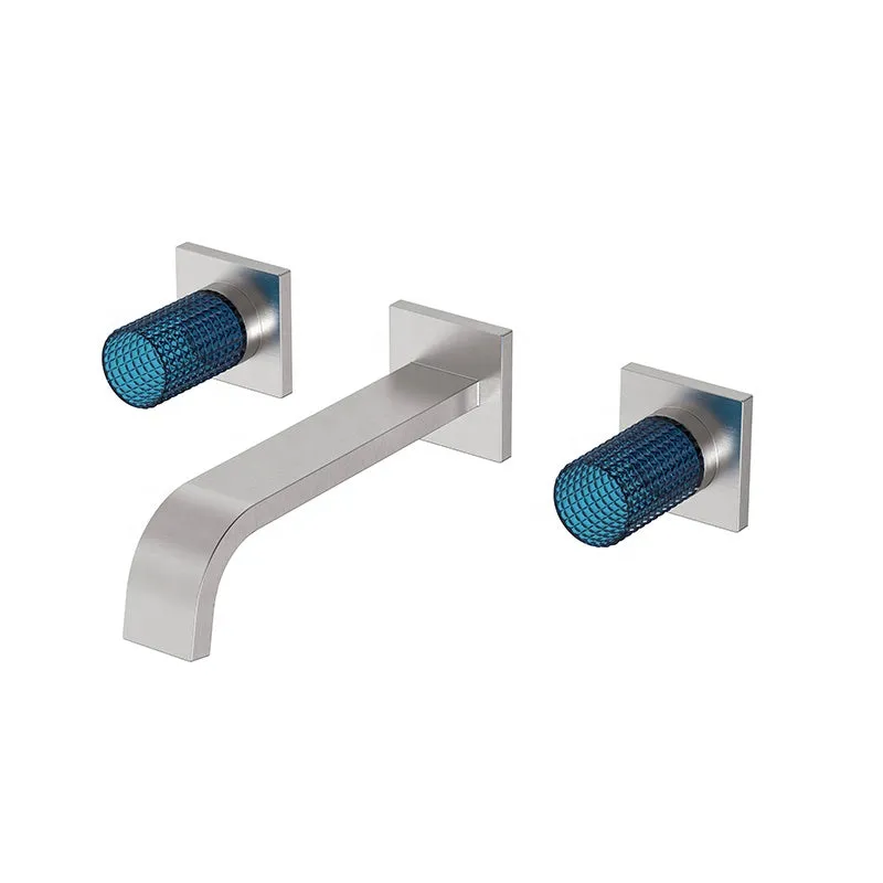 hudor-eas-robinet-lavabo-mural-3-trous-nickel-bross image 1