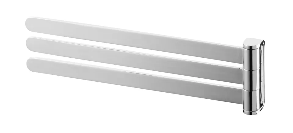 bisk-natura-porte-serviettes-3-barres-mobiles-chrome image 1