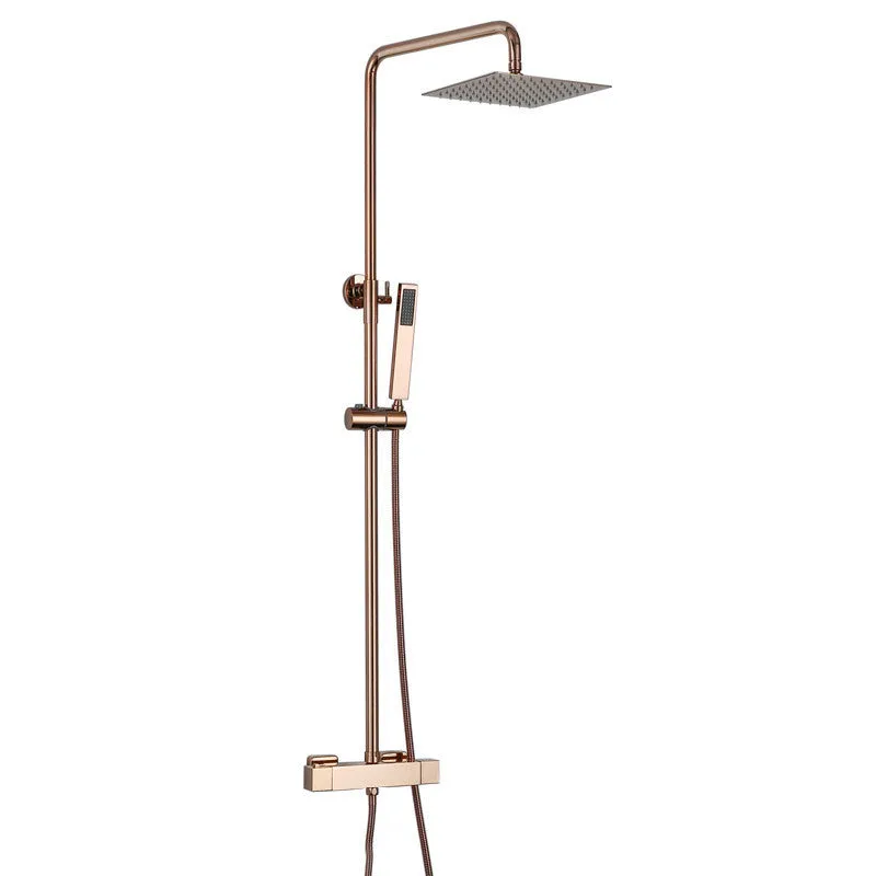 hudor-p-n-e-sc428-colonne-douche-or-rose-thermostatique image 1