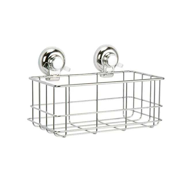 gedy-hot-porte-objets-douche-fil-rectangulaire-chrome image 1