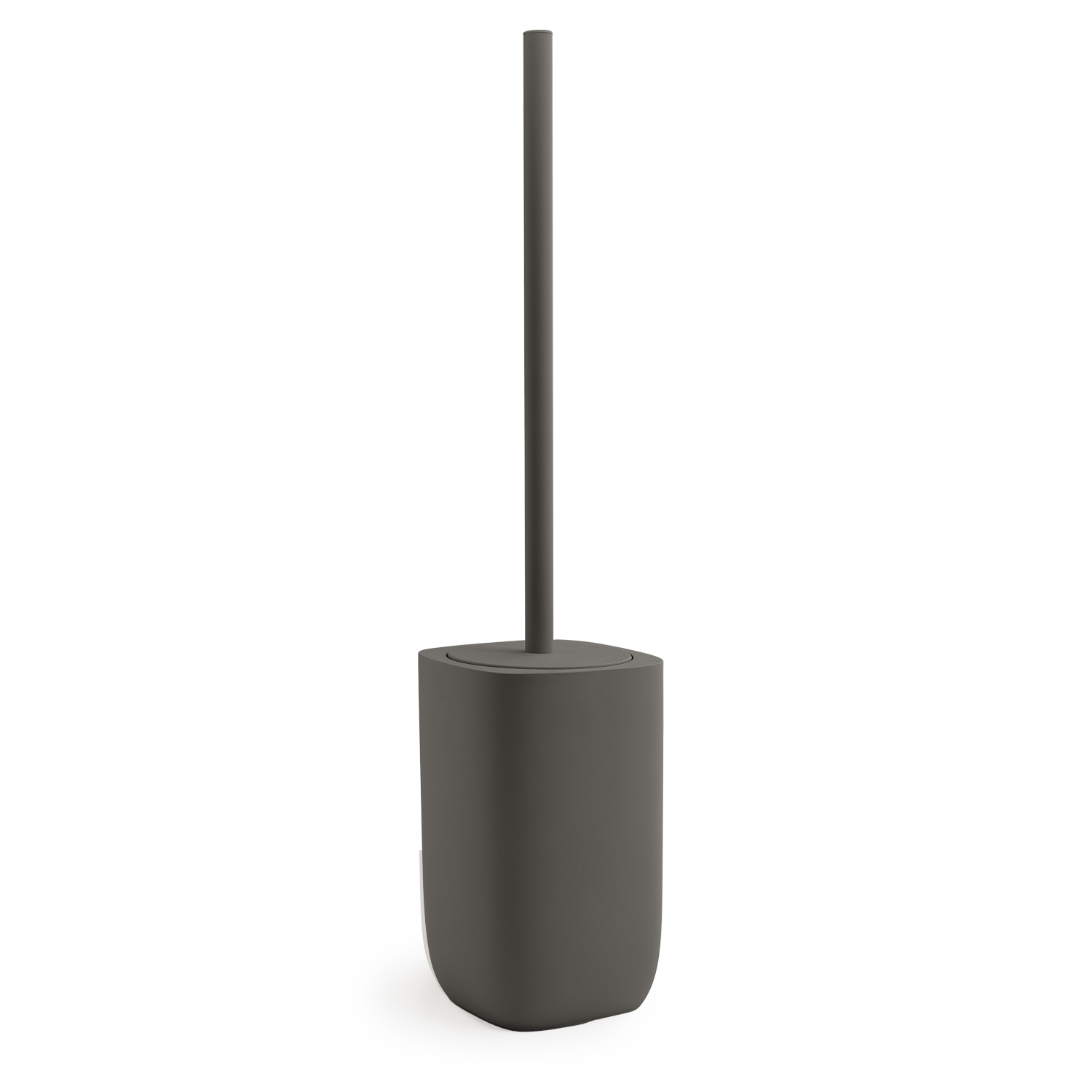 gedy-ylenia-porte-brosse-wc-gun-metal-poser image 1