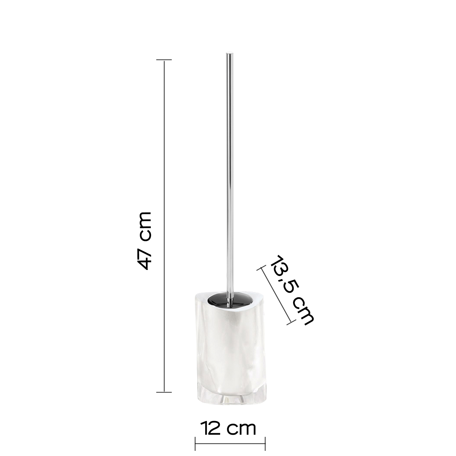 gedy-twist-porte-brosse-wc-blanc image 2