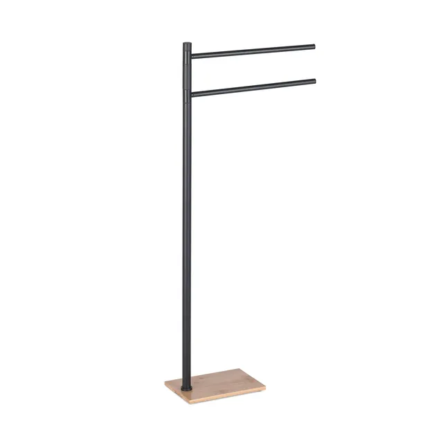 gedy-trilly-porte-serviettes-sur-pied-noir-mat image 1