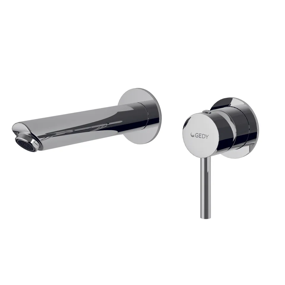 gedy-garda-mitigeur-lavabo-mural-chrome image 1