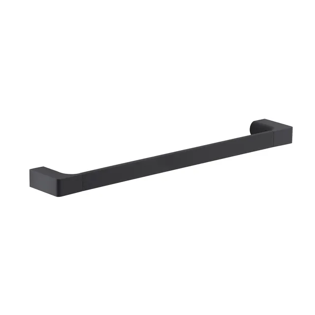 gedy-pirenei-porte-serviette-45-cm-noir-mat-fixer image 1