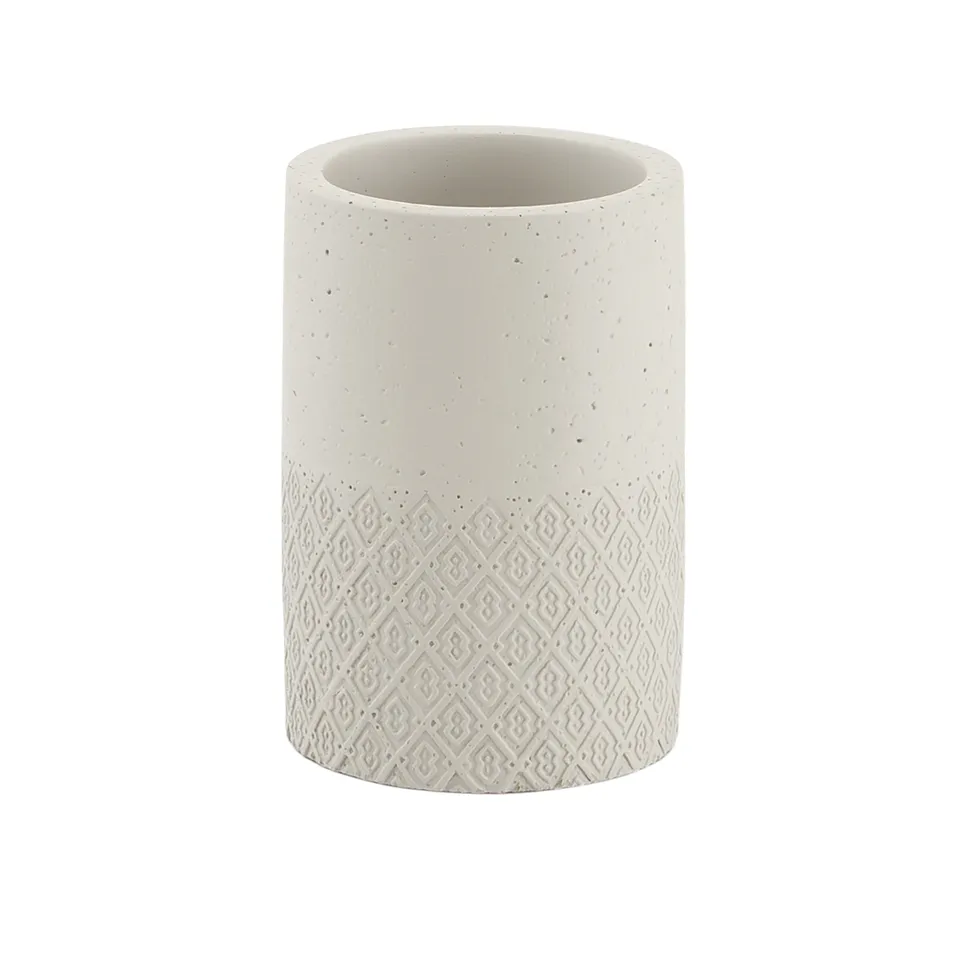gedy-afrodite-porte-brosse-dents-gris-poser image 1