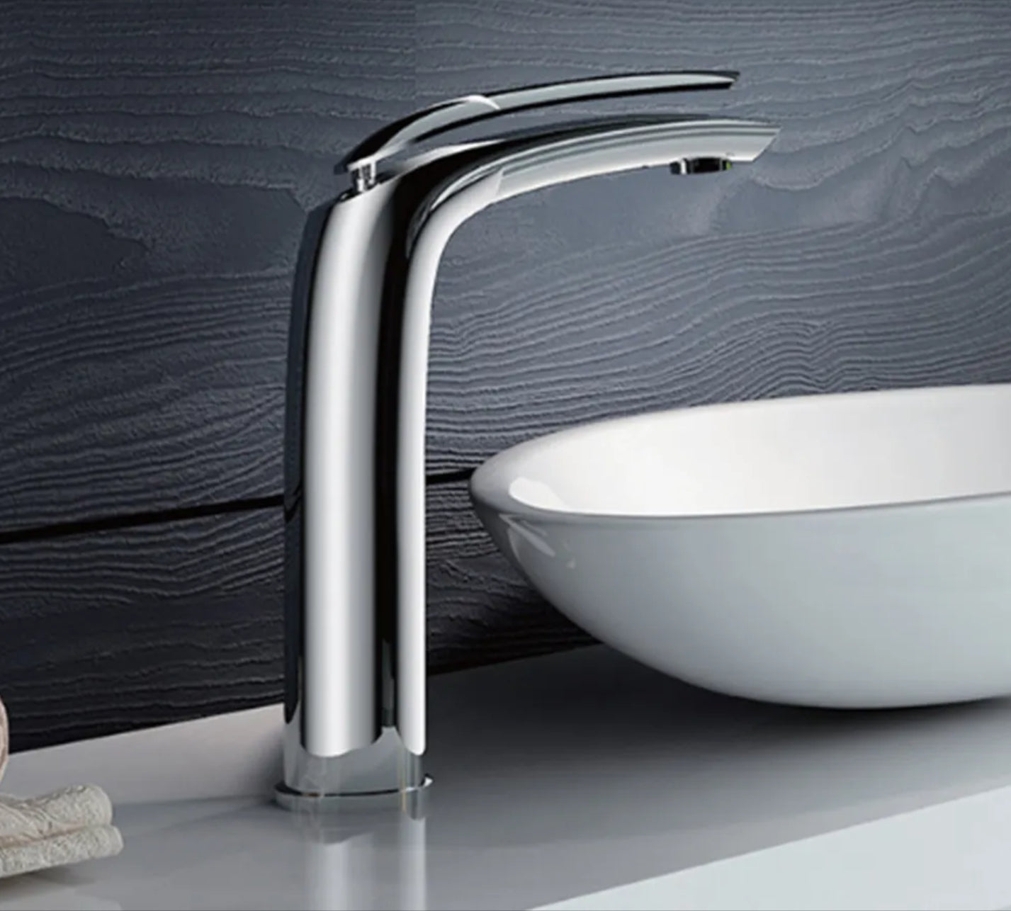 hudor-rymanthe-robinet-lavabo-sur-lev-chrom image 2