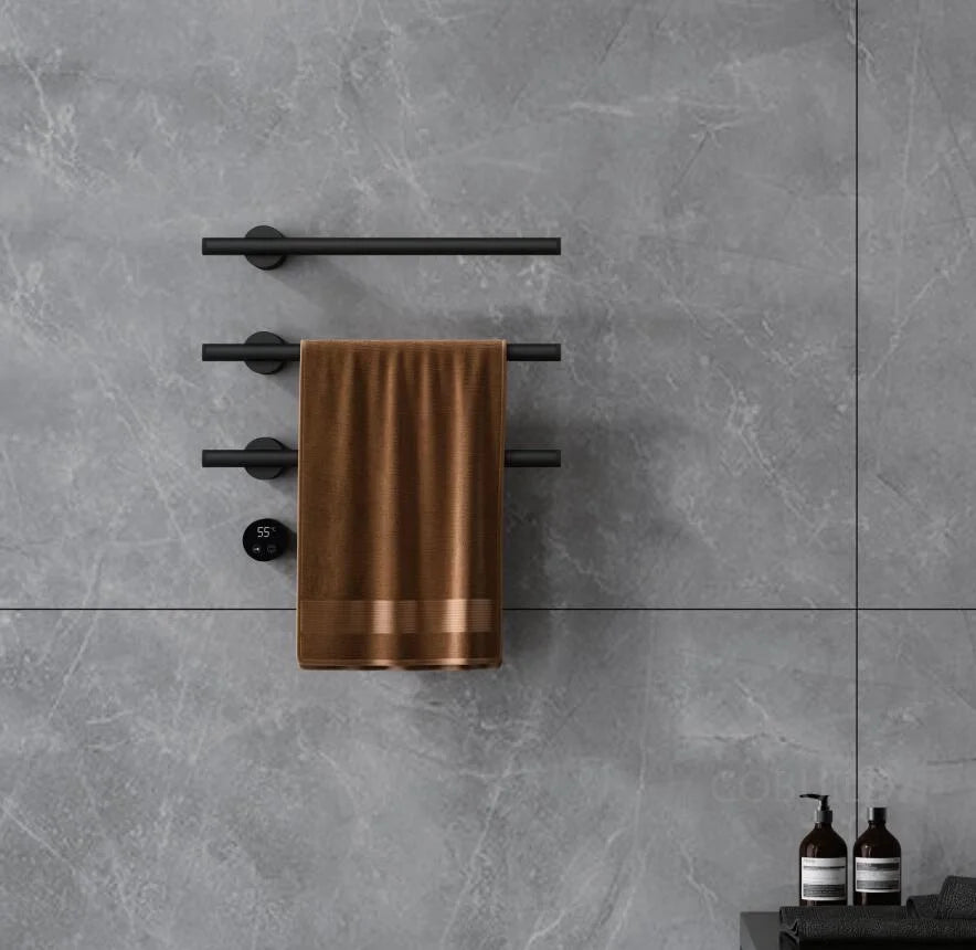 hudor-s-che-serviettes-lectrique-noir-mat-thermostatique-inox image 5