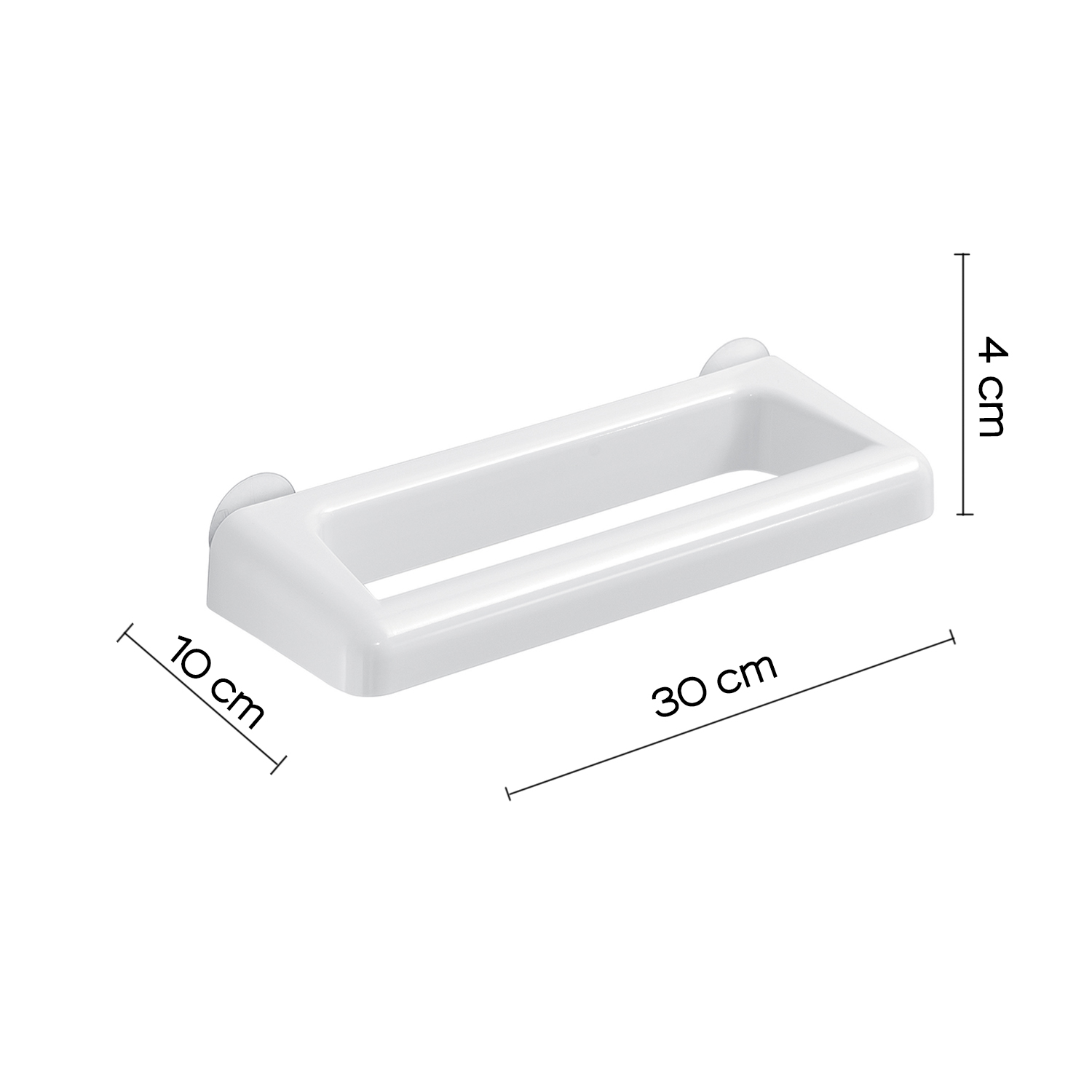 gedy-junior-porte-serviette-mural-blanc-30-cm image 2