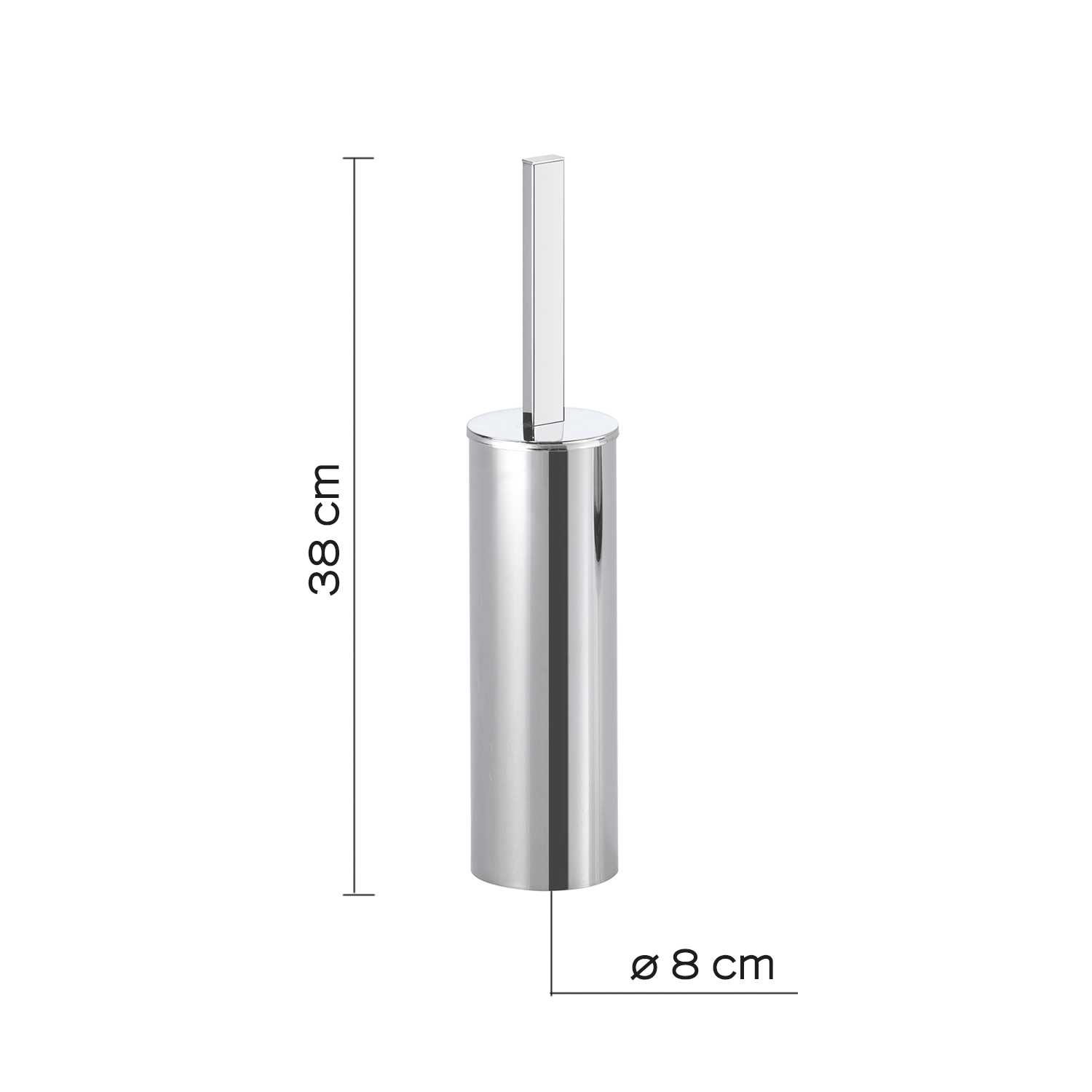 gedy-john-porte-brosse-wc-chrome image 2