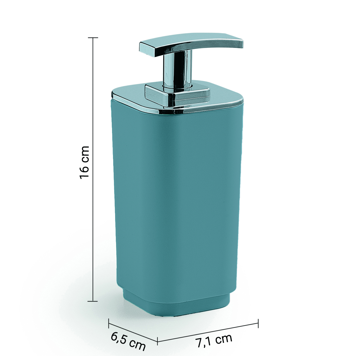 gedy-seventy-distributeur-de-savon-turquoise-mat image 2