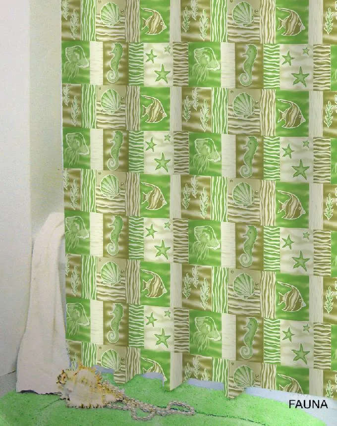bisk-fauna-rideau-de-douche-peva-motif-imperm-able image 1