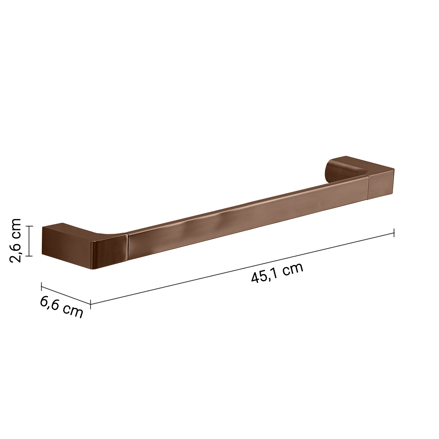 gedy-pirenei-porte-serviettes-45-cm-or-rose image 2