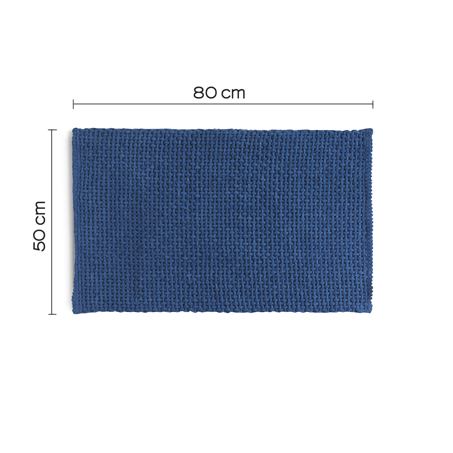 gedy-knot-tapis-de-bain-50x80-cm-bleu image 3