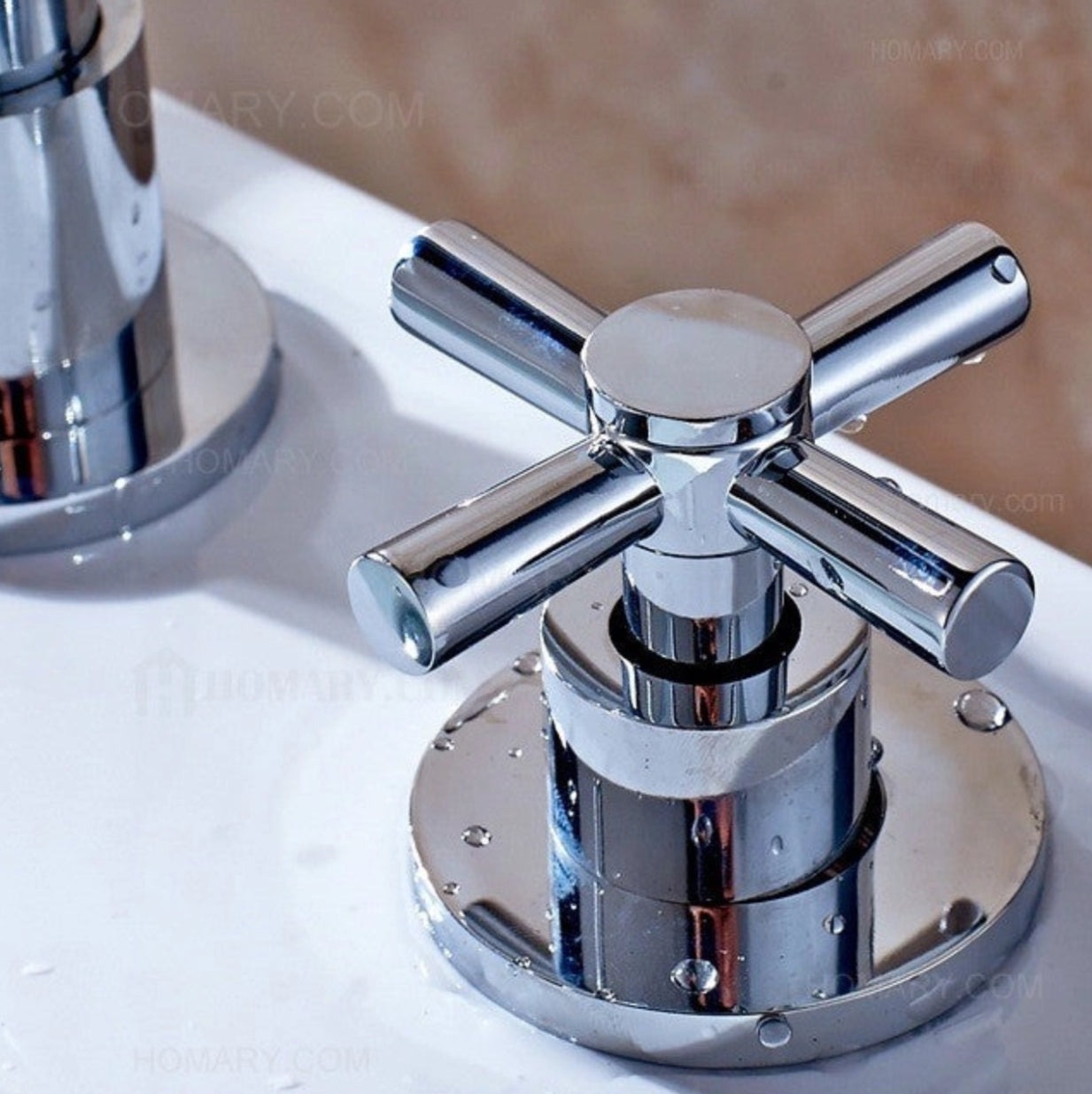 hudor-erymanthe-b0625-1-robinet-lavabo-3-trous-chrom image 3