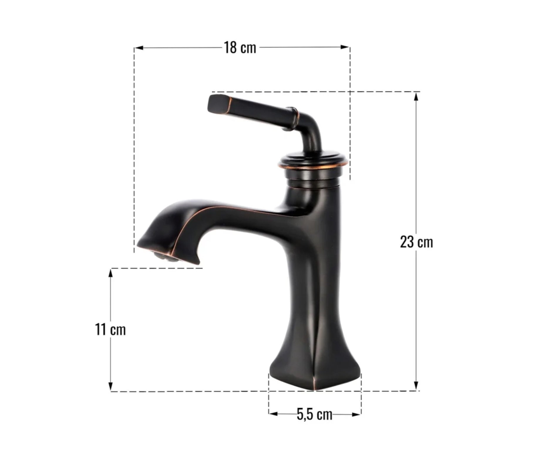 hudor-c-phise-062-robinet-lavabo-noir-mat-monotrou image 6