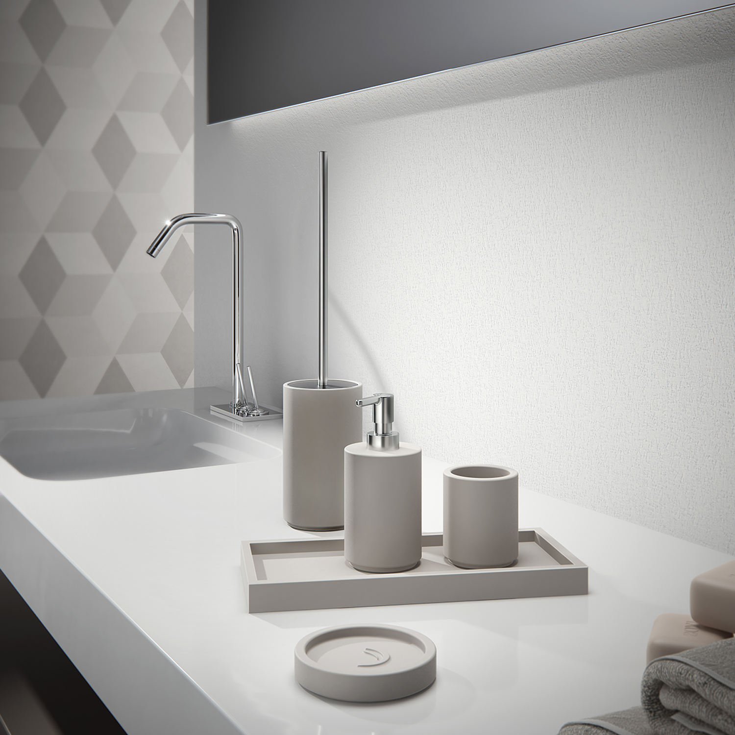 gedy-giunone-porte-brosse-dents-gris-poser image 3