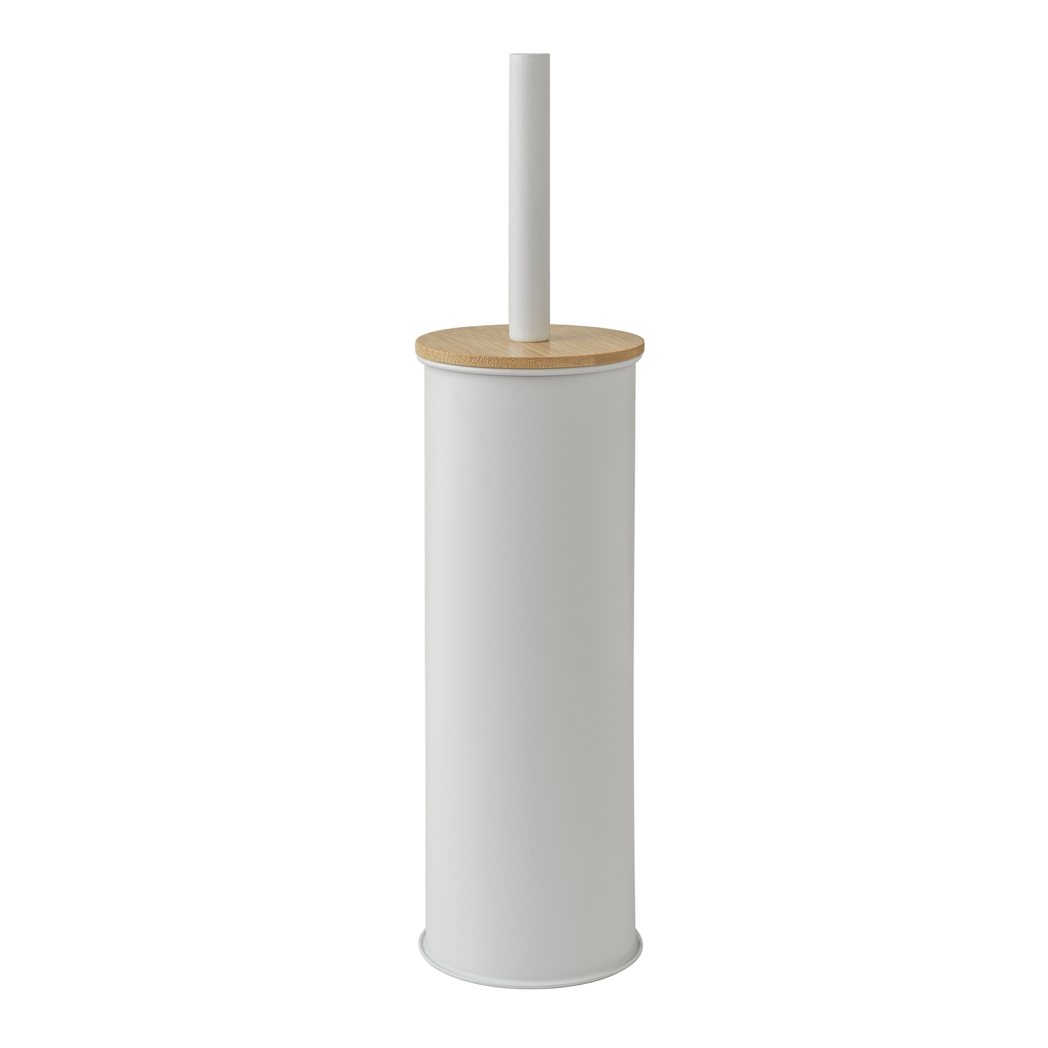 gedy-kenta-porte-brosse-wc-blanc-mat-naturel image 1