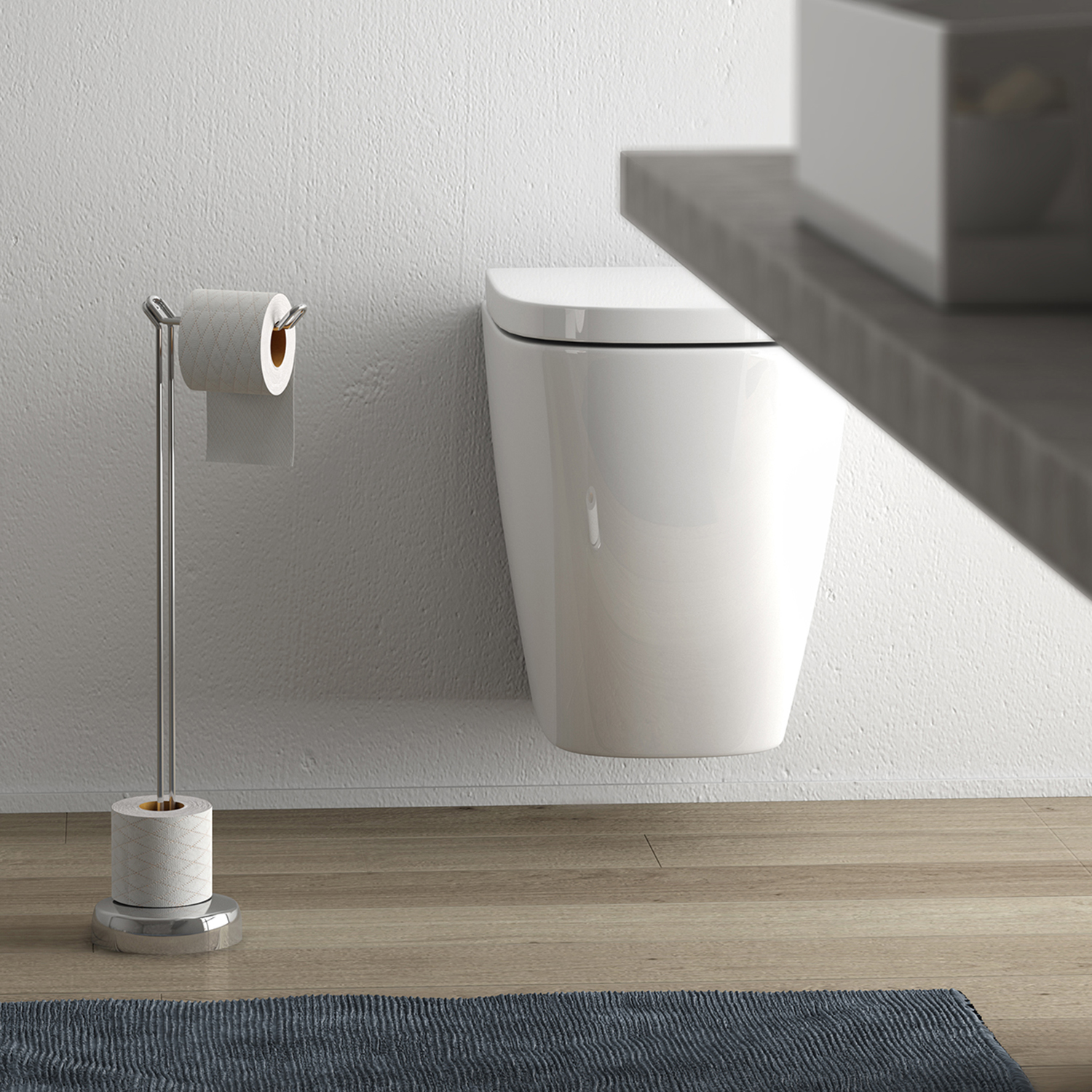 gedy-minu-porte-papier-wc-sur-pied-chrome image 3