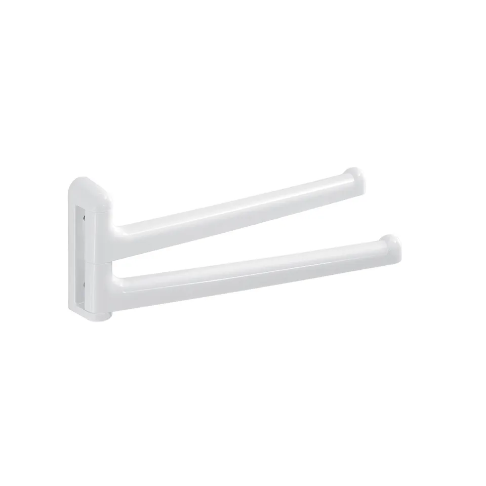 gedy-junior-porte-serviette-r-glable-blanc-mat image 1