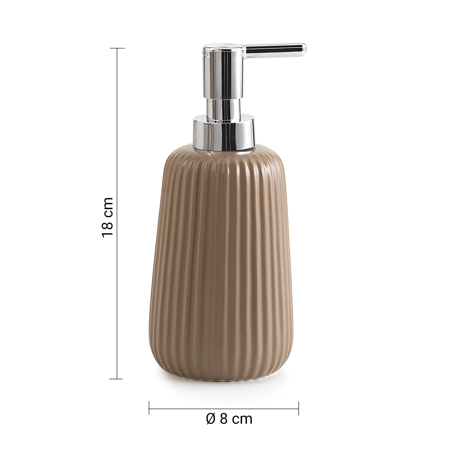 gedy-marika-distributeur-savon-gris-tourterelle image 2