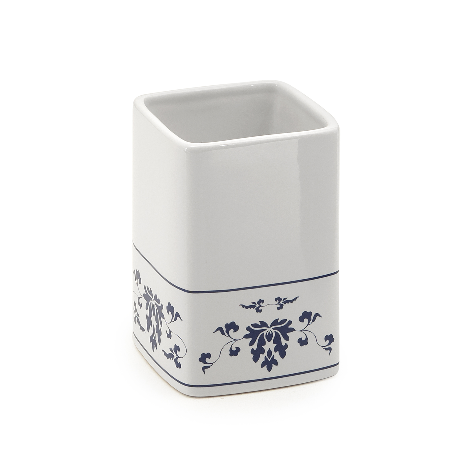 gedy-cixi-porte-brosse-dents-blanc-bleu image 1