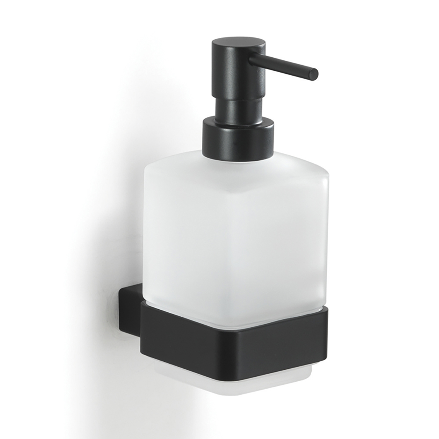 gedy-lounge-distributeur-de-savon-noir-mat-fixer image 1