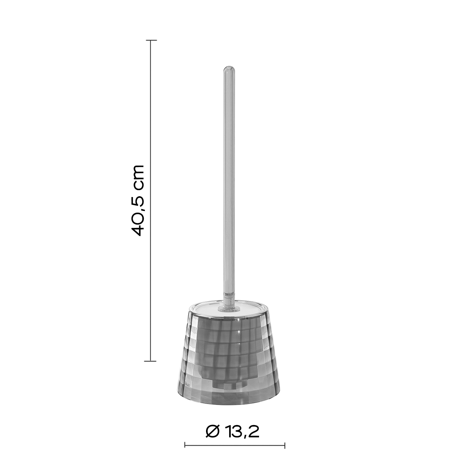 gedy-glady-porte-brosse-wc-anthracite image 2