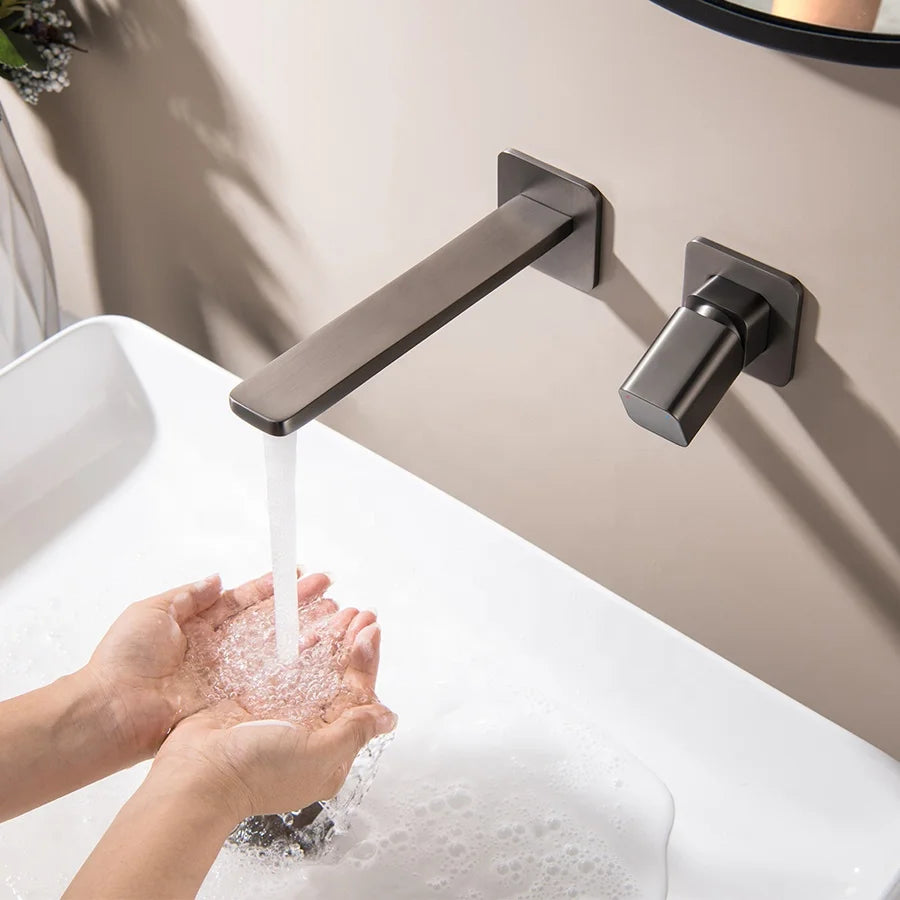 hudor-pernesse-001-robinet-lavabo-mural-gunmetal image 5