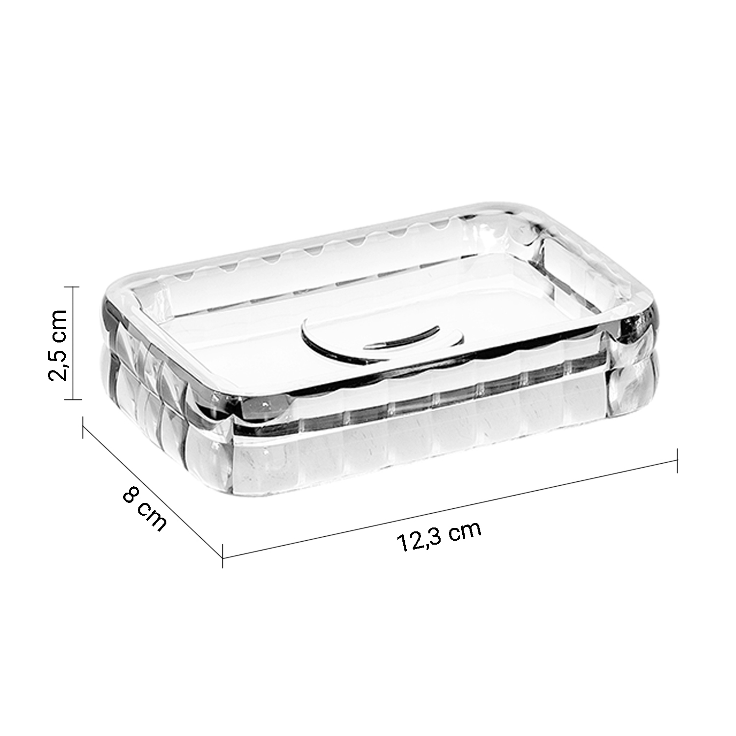 gedy-glady-porte-savon-transparent-poser image 2