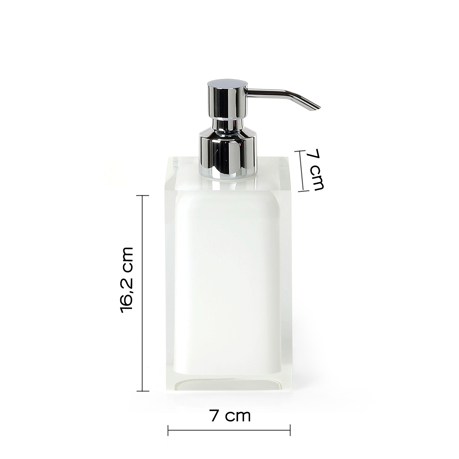 gedy-rainbow-distributeur-de-savon-blanc-poser image 2
