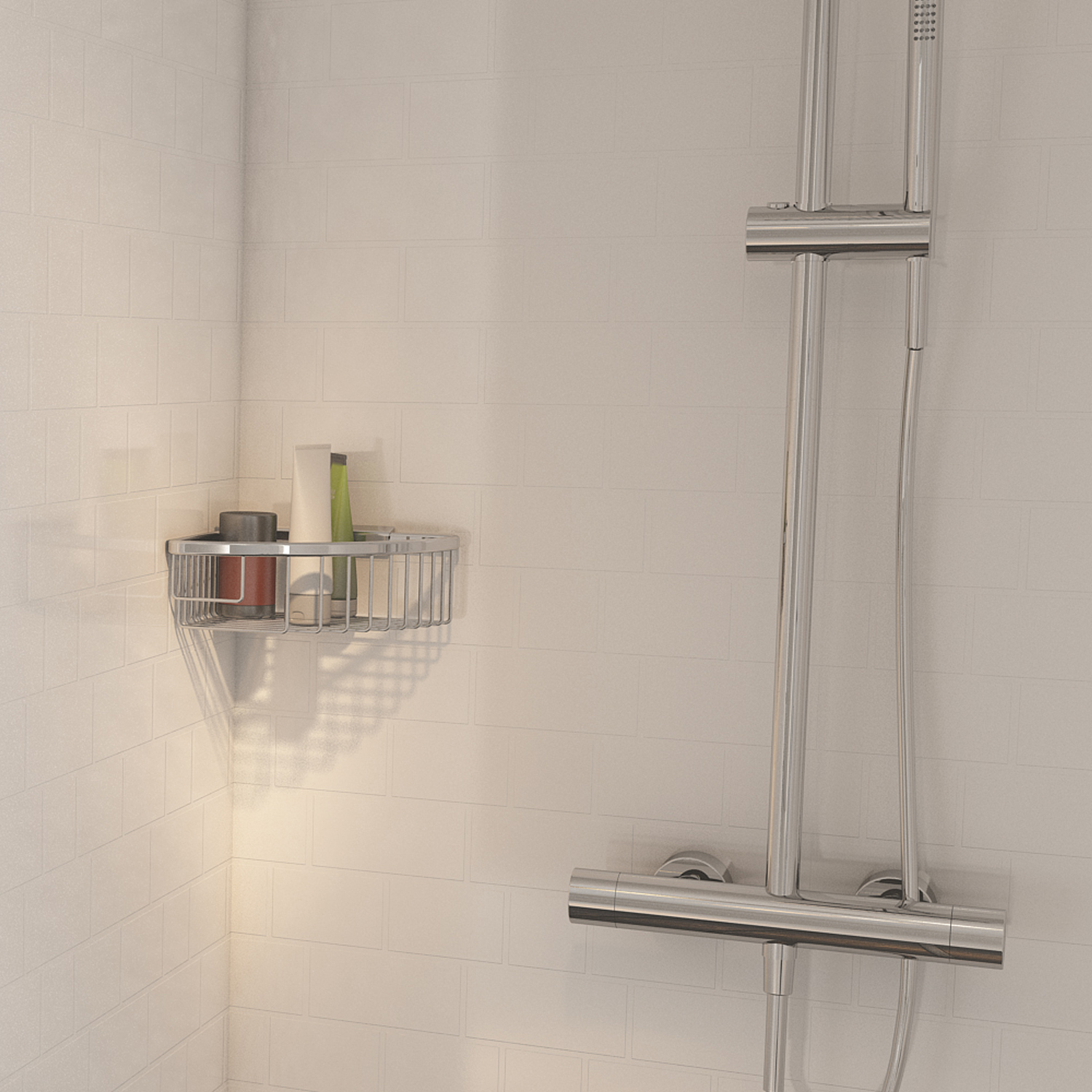 gedy-trinidad-tag-re-douche-d-angle-chrome image 3