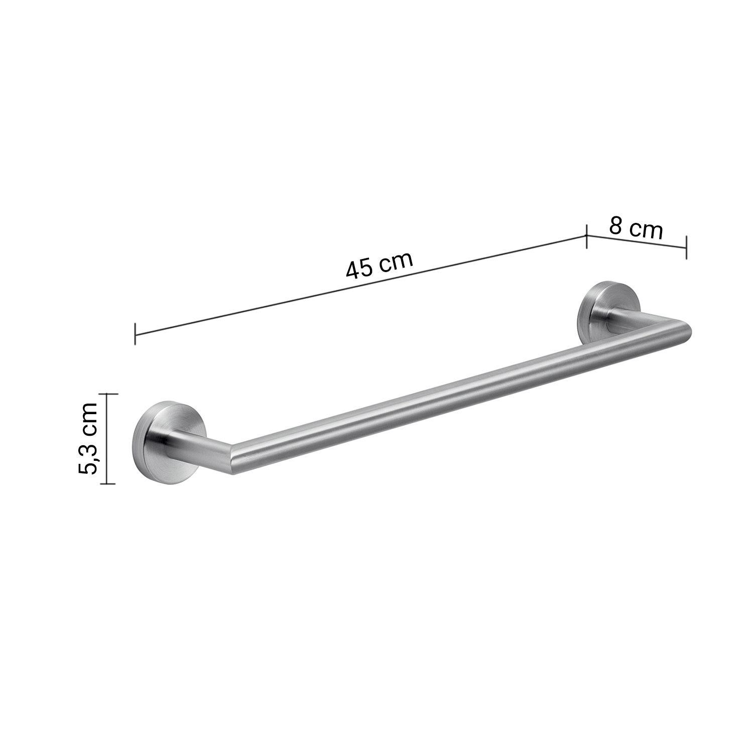 gedy-project-porte-serviettes-45-cm-bross-2 image 2