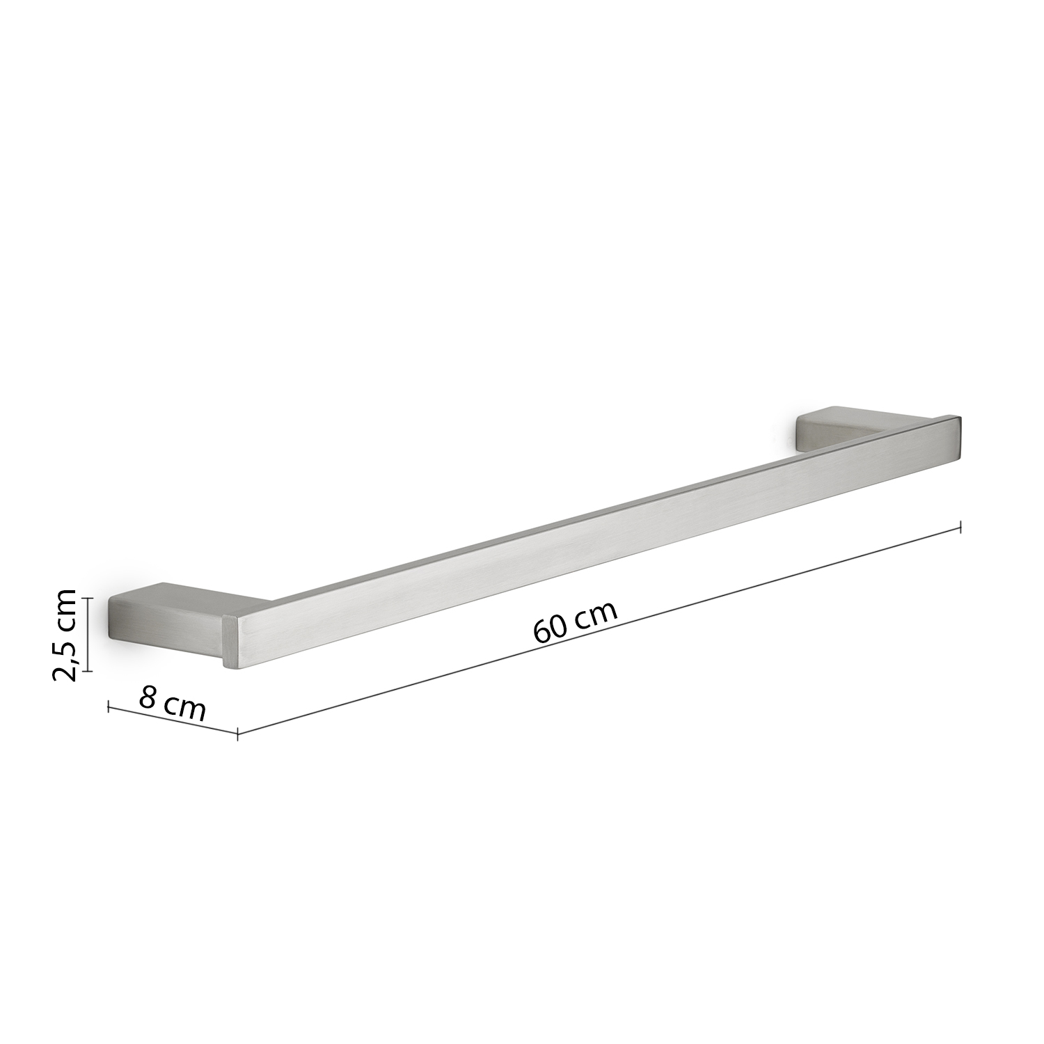 gedy-maui-porte-serviettes-60-cm-effet-bross-fixer image 2