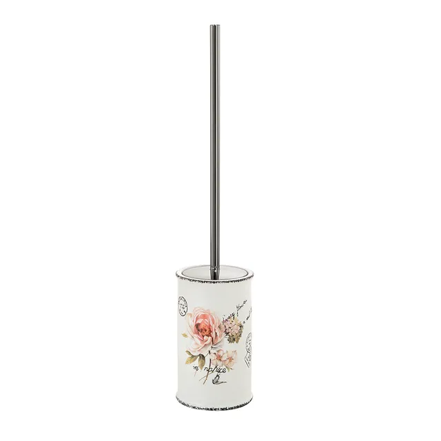gedy-clothilde-porte-brosse-wc-blanc-poser image 1