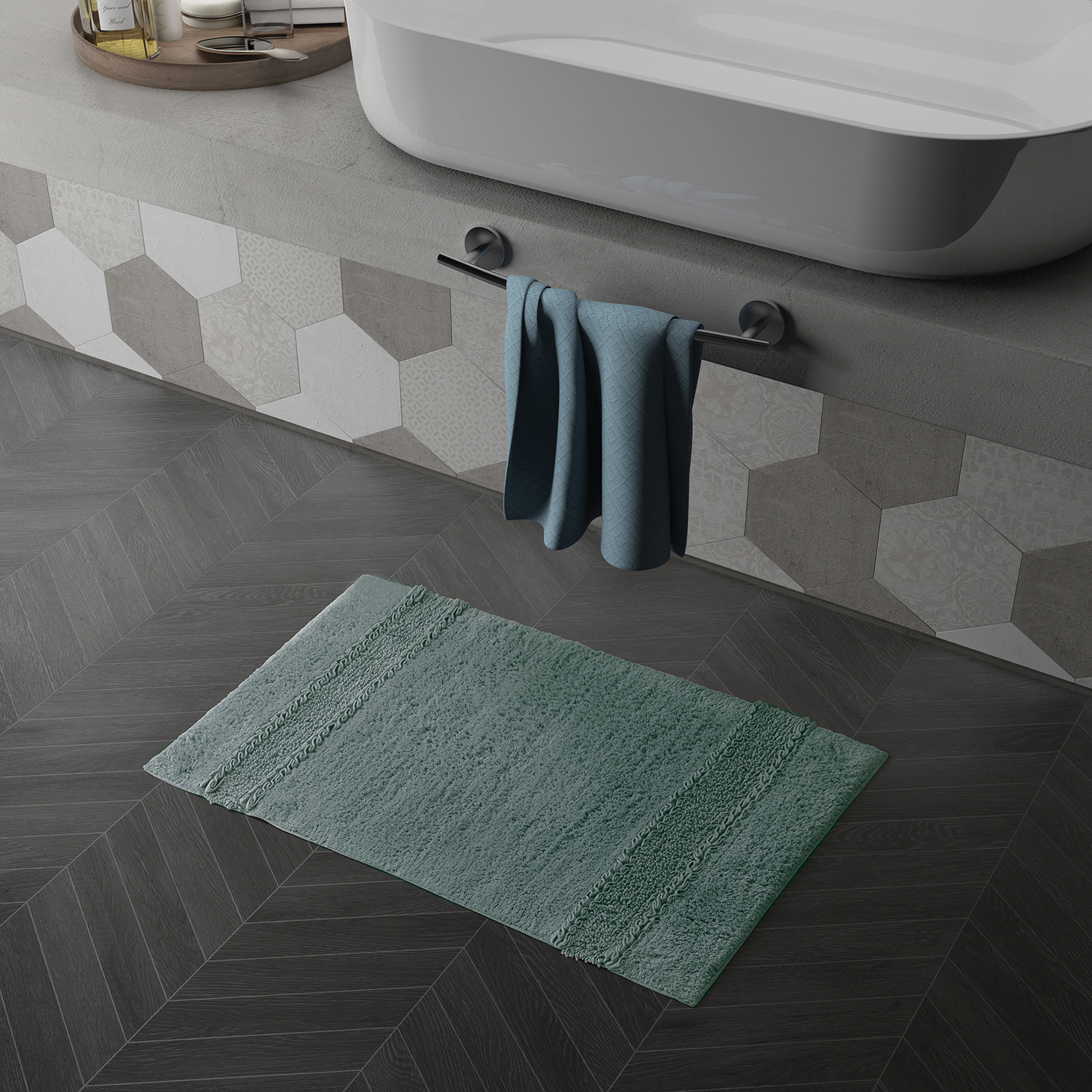 gedy-miss-tapis-de-bain-50x80-cm-vert image 3