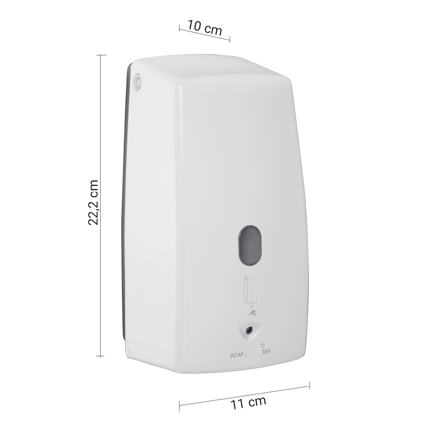 gedy-feel-distributeur-savon-automatique-blanc image 2