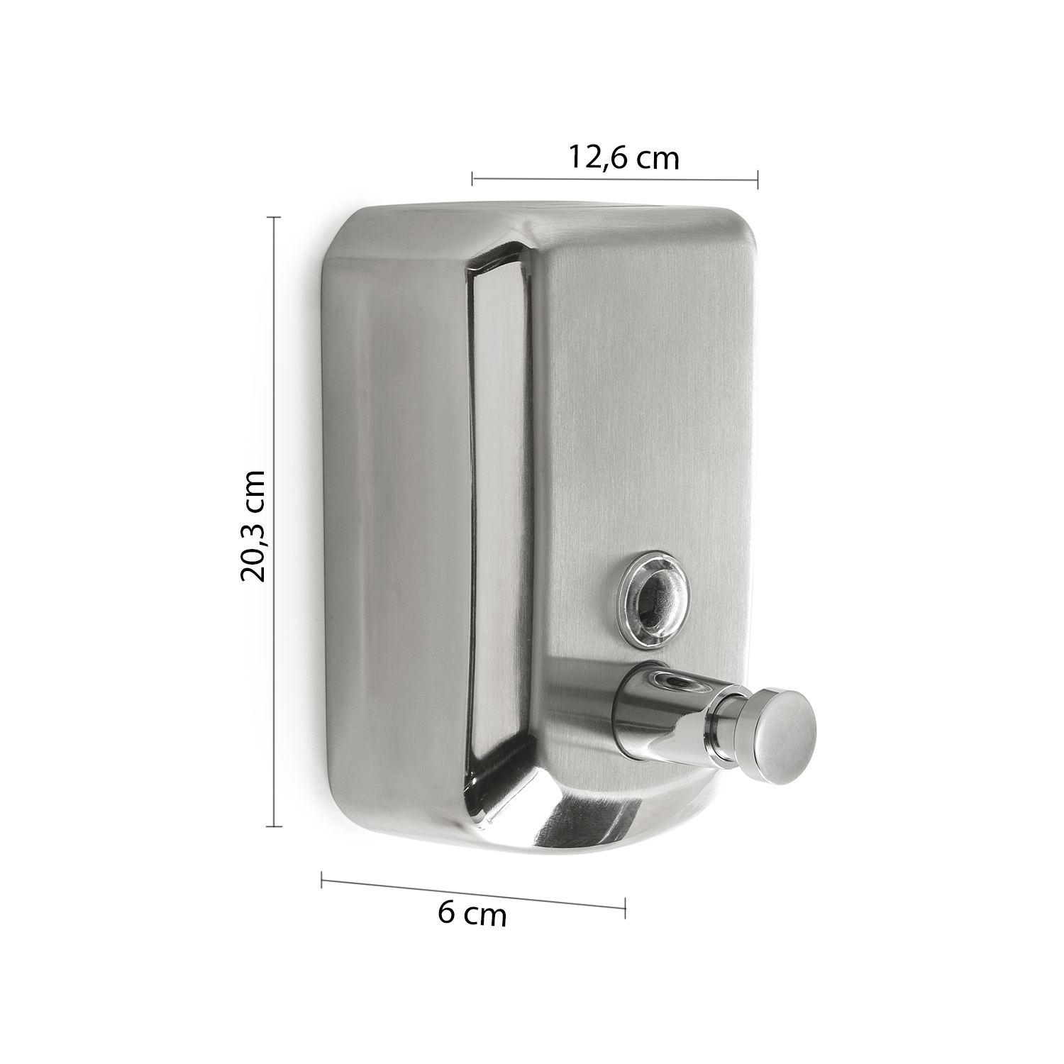 gedy-epos-distributeur-savon-mural-brillant-bross image 2