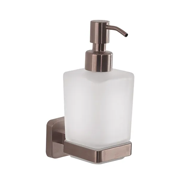 gedy-tonga-distributeur-savon-or-rose-poser image 1