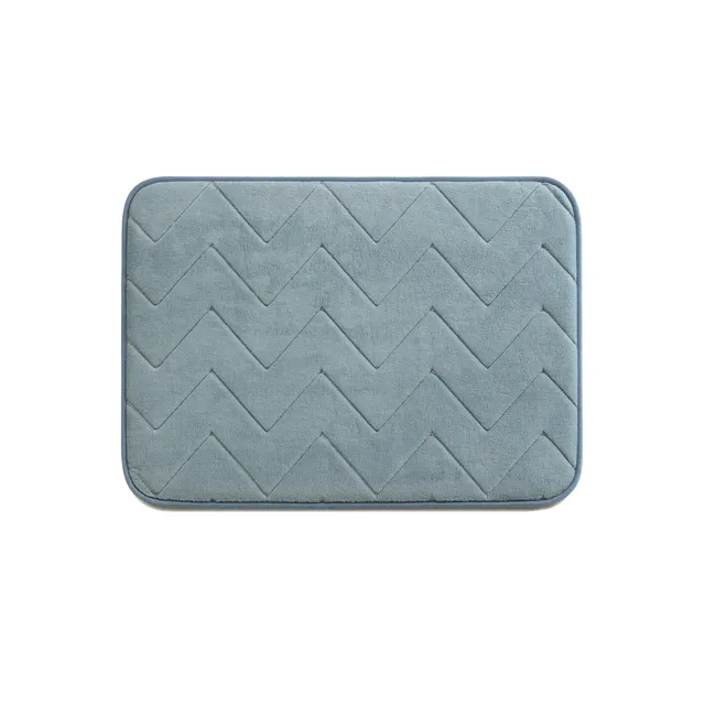 gedy-tapis-de-bain-m-moire-de-forme-gris-40x60 image 1