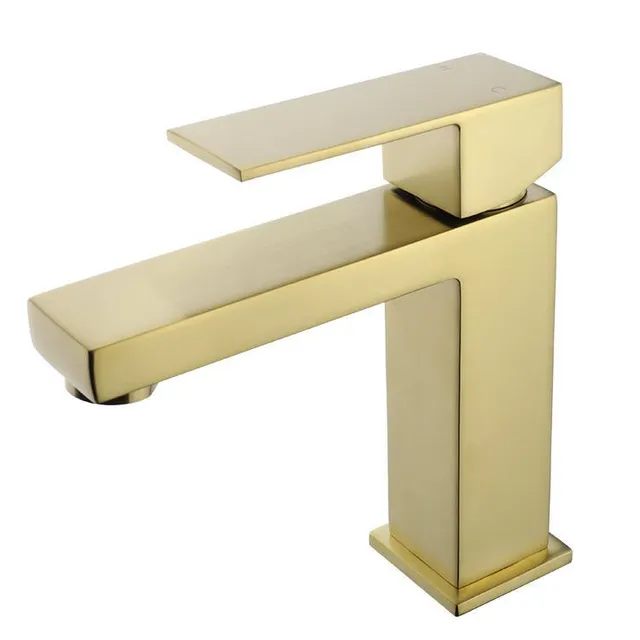 hudor-scamandre-mitigeur-lavabo-dor-bross-laiton image 1