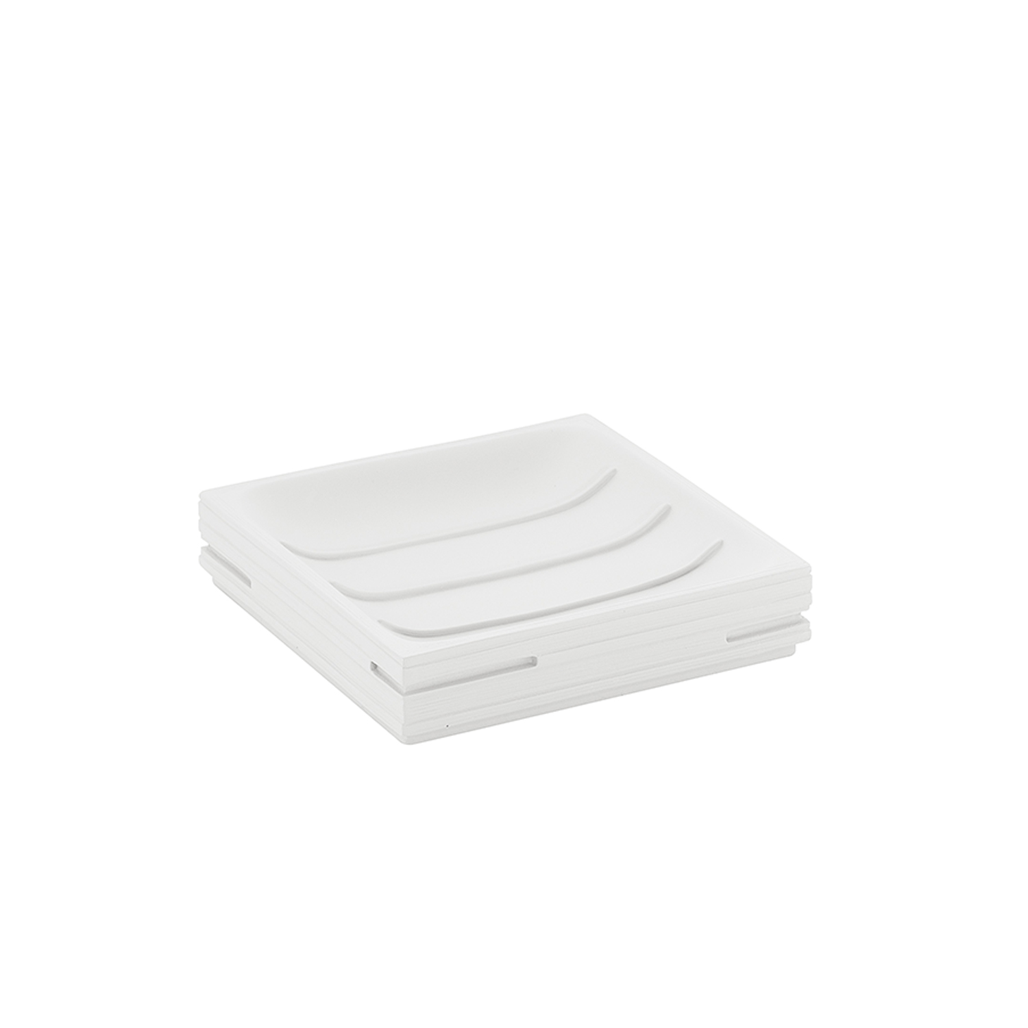 gedy-quadrotto-porte-savon-blanc-poser image 1