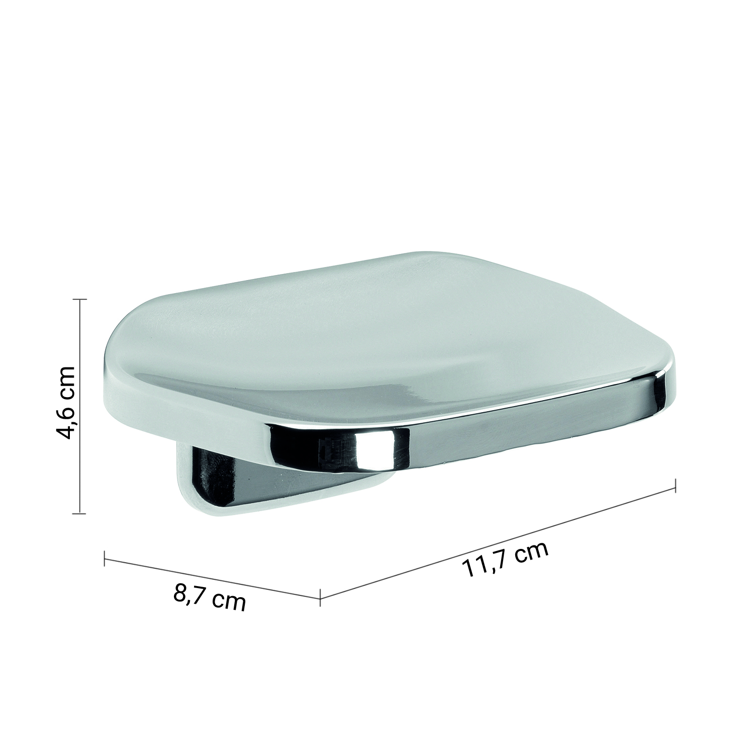 gedy-k2-porte-savon-mural-chrome-inamovible image 2