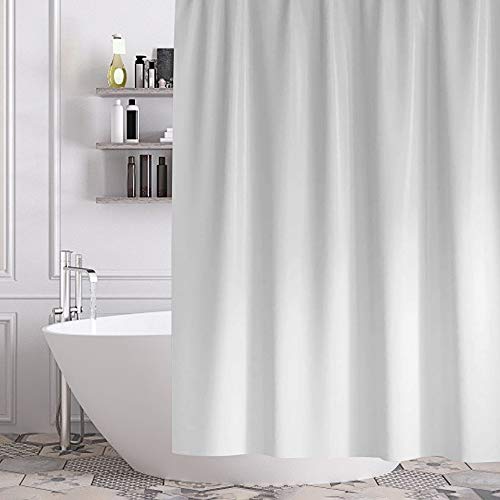 gricol-rideau-de-douche-180x180-imperm-able-blanc-lavable-12-crochets image 8
